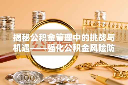 射阳揭秘公积金管理中的挑战与机遇——强化公积金风险防控的多维策略
