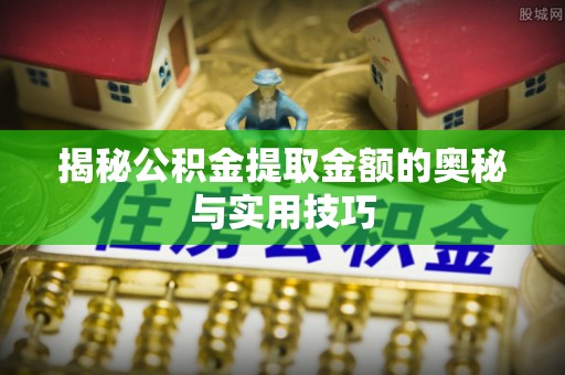 射阳揭秘公积金提取金额的奥秘与实用技巧