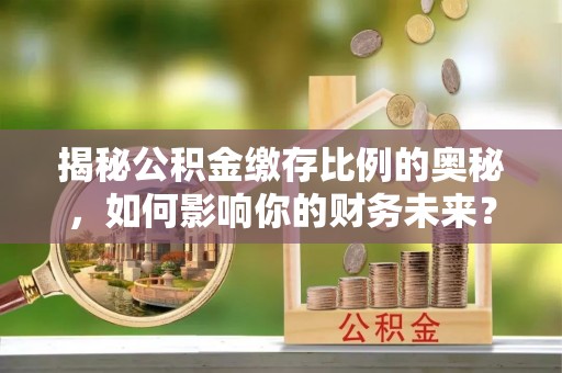 射阳揭秘公积金缴存比例的奥秘，如何影响你的财务未来？