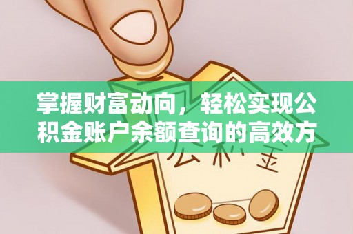 射阳掌握财富动向，轻松实现公积金账户余额查询的高效方式