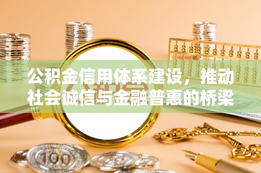 射阳公积金信用体系建设，推动社会诚信与金融普惠的桥梁