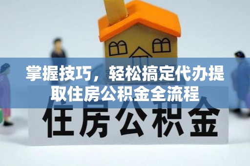 射阳掌握技巧，轻松搞定代办提取住房公积金全流程