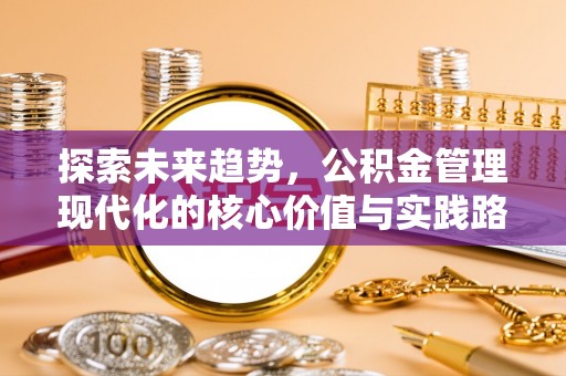 射阳探索未来趋势，公积金管理现代化的核心价值与实践路径