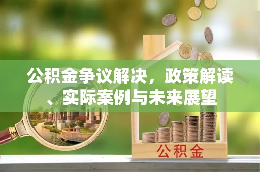 射阳公积金争议解决，政策解读、实际案例与未来展望