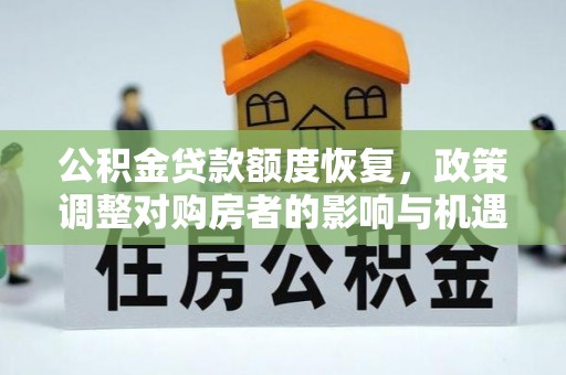 射阳公积金贷款额度恢复，政策调整对购房者的影响与机遇