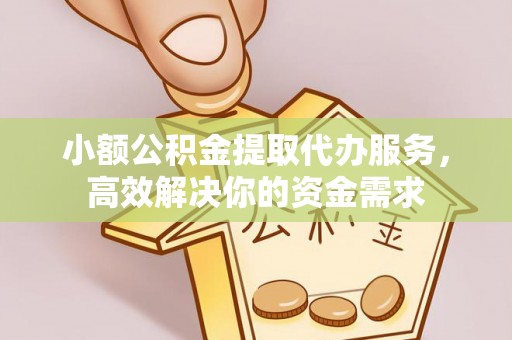 射阳小额公积金提取代办服务，高效解决你的资金需求