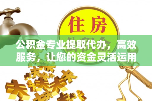 射阳公积金专业提取代办，高效服务，让您的资金灵活运用