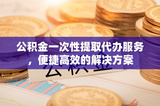 射阳公积金一次性提取代办服务，便捷高效的解决方案