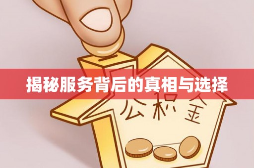 射阳揭秘服务背后的真相与选择