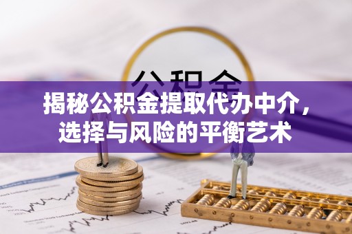 射阳揭秘公积金提取代办中介，选择与风险的平衡艺术