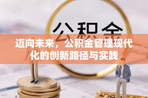 射阳迈向未来，公积金管理现代化的创新路径与实践