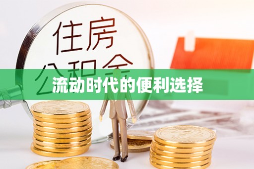 射阳流动时代的便利选择